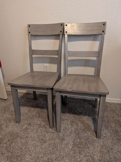 Grey chairs