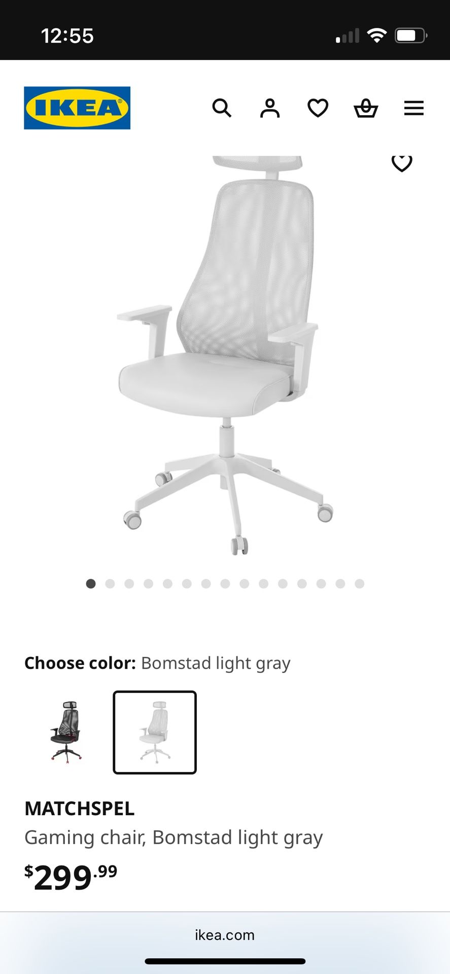 IKEA matchspel gaming chair
