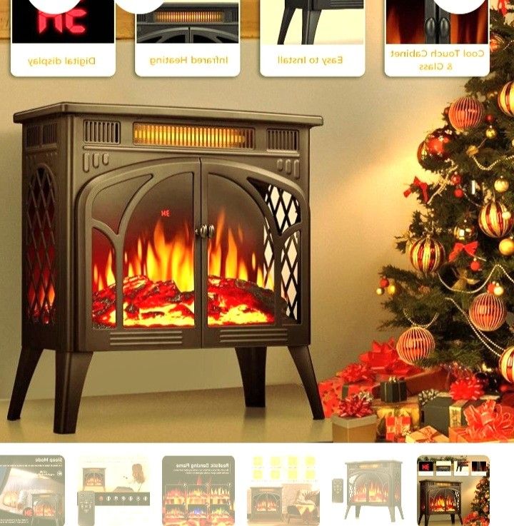 Antarctic Star Electric Fireplace Stove with Remote Control