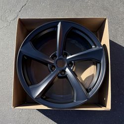 19” Tesla Model Y Juniper Wheel Exchange Rim Exchange Single Satin Black Powder Coat Exchange
