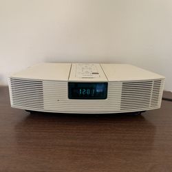 Bose Wave Radio Model AWR1-1W AM/FM Alarm Clock Radio Tested NO REMOTE