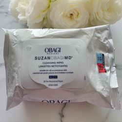 New  OBAGI Medical Pre-Moistened Textured Cleansing Wipes 25 Ct Exp 8/26 MSRP $29.