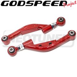 GODSPEED ADJUSTABLE REAR CAMBER ARMS IWTH SPHERICAL BEARINGS FOR HYUNDAI GENESIS COUPE 09-16