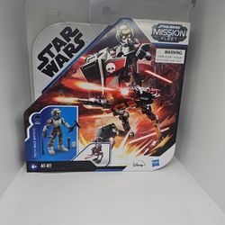 Star Wars Bad Batch Mission Fleet AT-RT With Tech Figure Sealed Hasbro - NEW