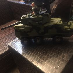 Army Man And Army Tank