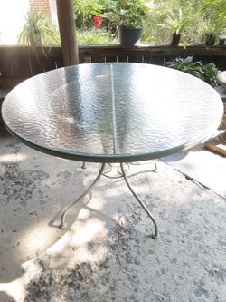 Wrought Iron Patio Table Beautiful!  REDUCED!!  Plenty of Great Weather yet!