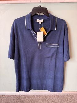 Bugatchi Men’s XL Jersey Knit Short Sleeve Johnny Sweater