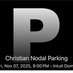Parking For Christian NODAL Concert