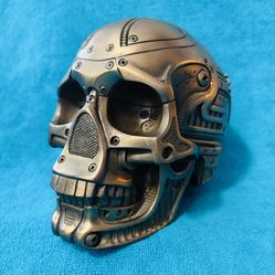 *Rare Techno Head Robot Skull by Design Clinic, Excellent Condition (Terminator Inspired Theme)