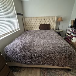 King Size Bed + Mattress & Bedspread