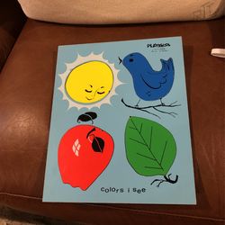 Vintage Playskool Wooden Puzzle 