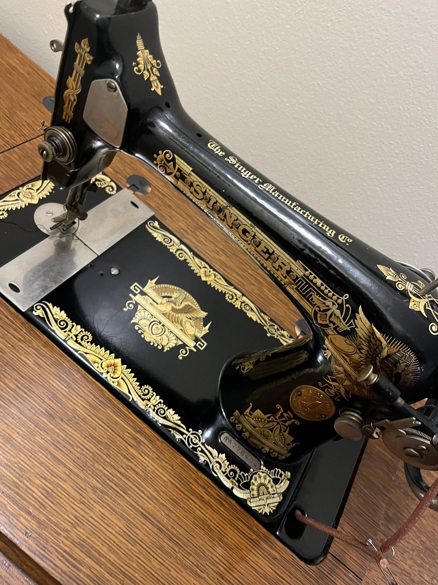 Vintage singer sewing machines