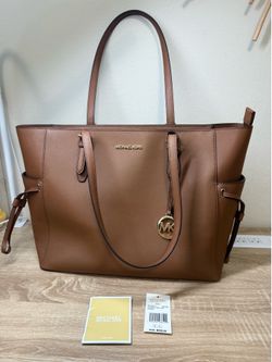 Michael Kors Gilly Large Saffiano Leather Tote Bag Brown (with Tags)