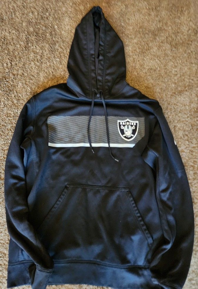 Raiders Nike Black Hoodie Medium