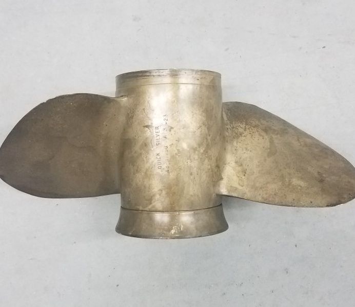Vintage Brass Quick Silver 2-Blade Propeller
