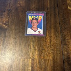 Wally Joyner 1989 Donruss MVP Card With Error