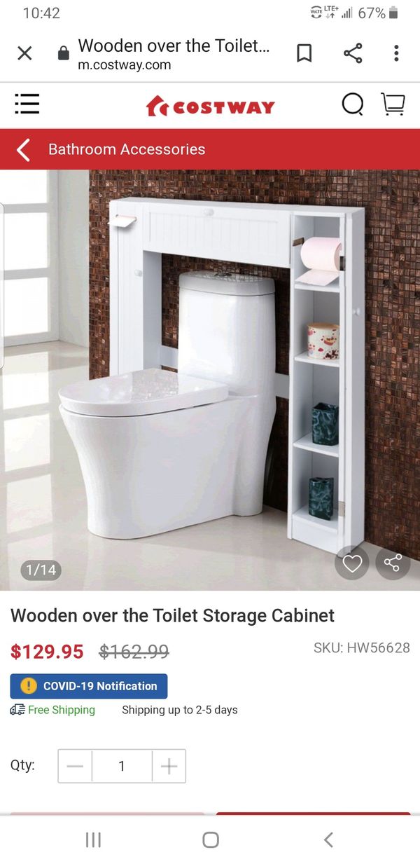 Wooden over the Toilet Storage Cabinet : HW56628 for Sale in South El Monte, CA - OfferUp