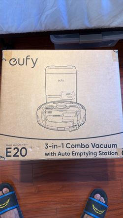 Eufy E20 3-in-1 Robot Vacuum with Auto Emptying Station