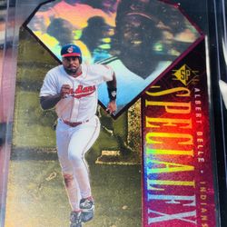 Albert Belle Gold Hologram Die Cut Special FX SSP INDIANS
