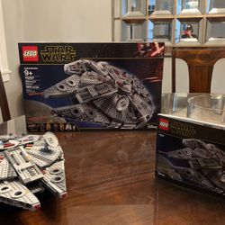 LEGO Star Wars Millennium Falcon 75257 Starship Construction Set, with Finn, Chewbacca, Lando Calrissian, Boolio, C-3PO, R2-D2 and D-O