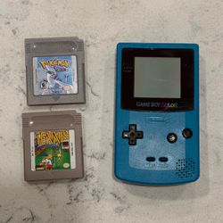 Nintendo Game Boy Color with Pokémon Silver