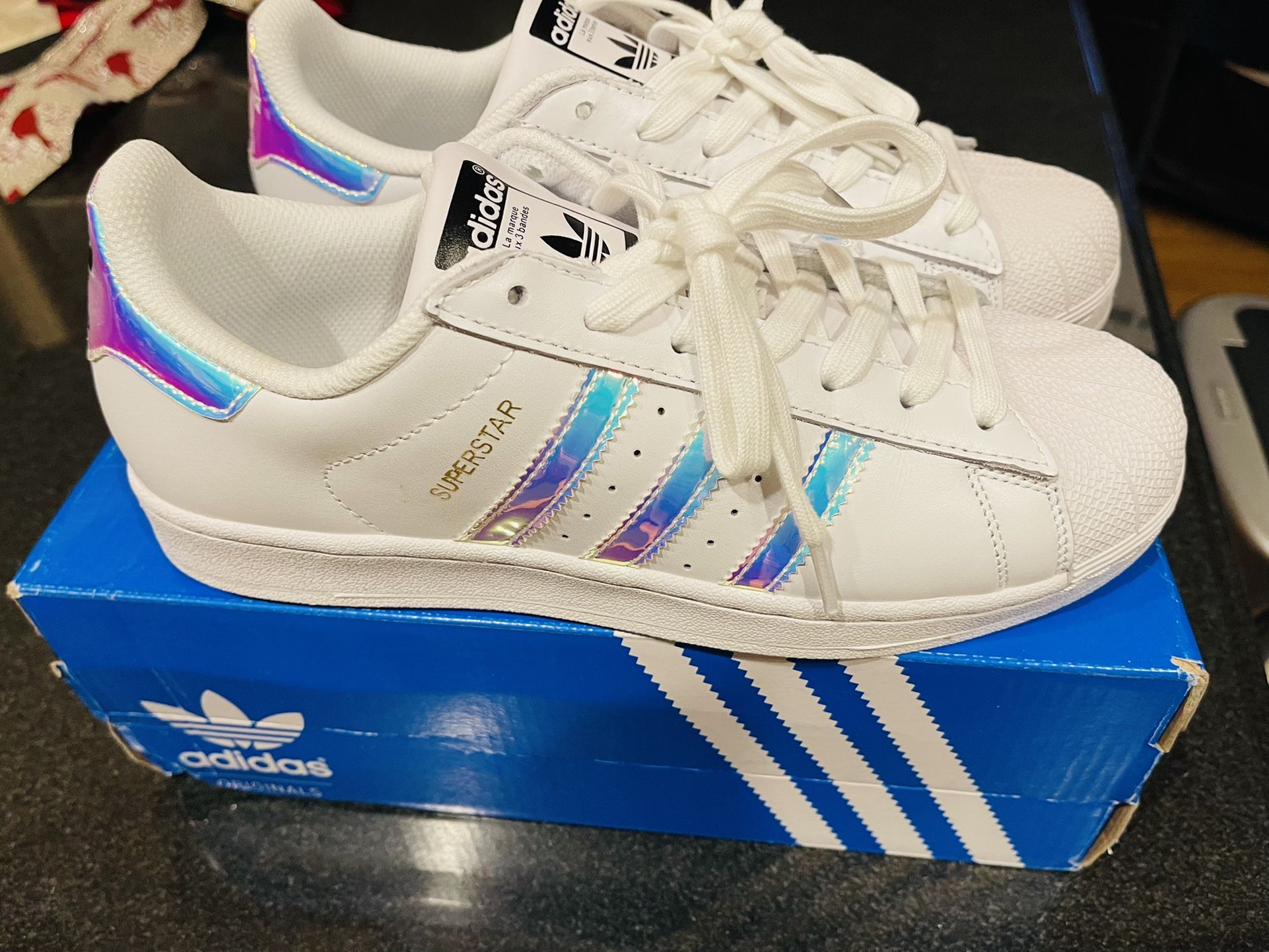An Iridescent Shell Toe Hits This adidas Superstar •