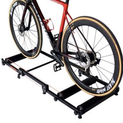 Adjustable Aluminum Bike Rollers Foldable Indoor Bike Stand with Resistance for MTB Road Bike Exercise Brand New (D393)
