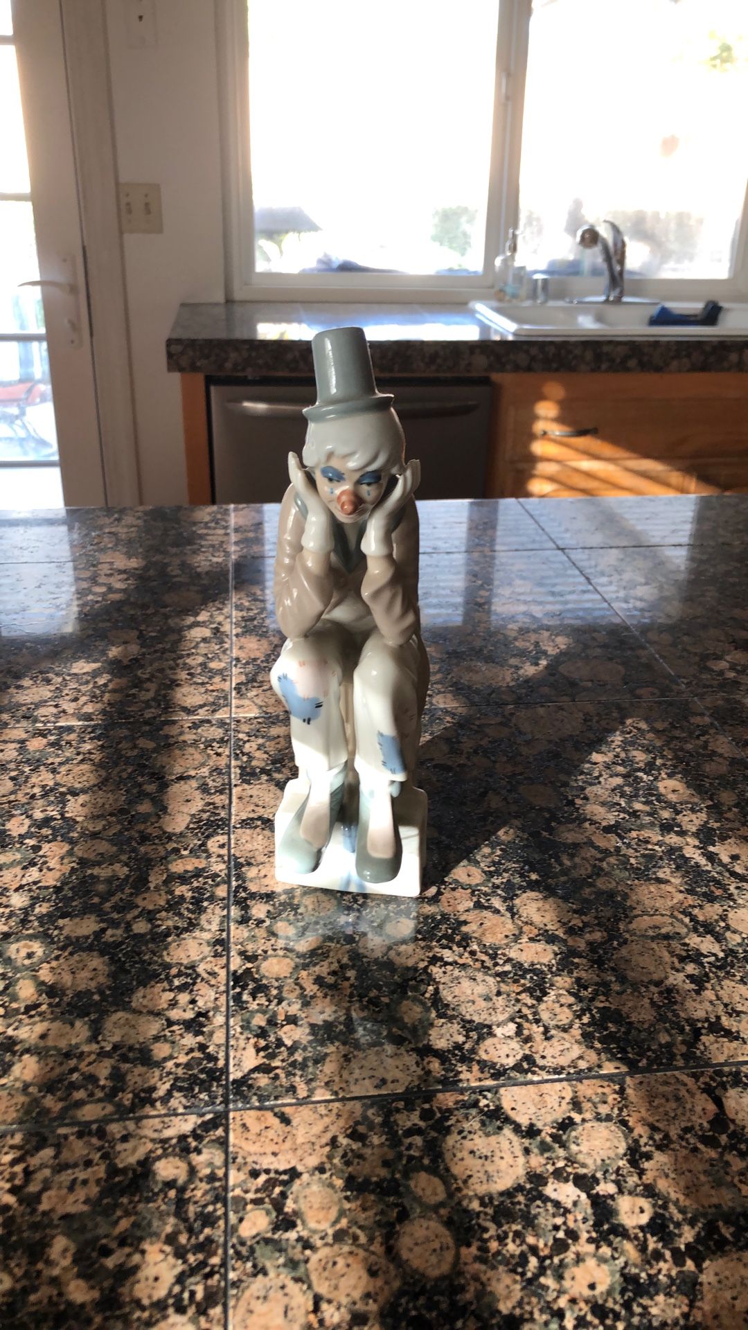 Clown Vintage Antique Porcelain Estate