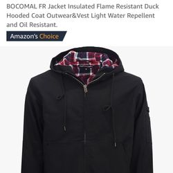 BOCOMAL Fire, Water And Oil Resistant Jacket (3  XL)