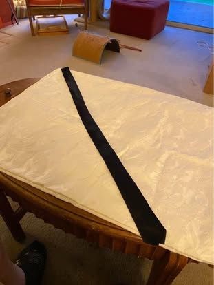 Mid-Century Modern Acetate Black Tie