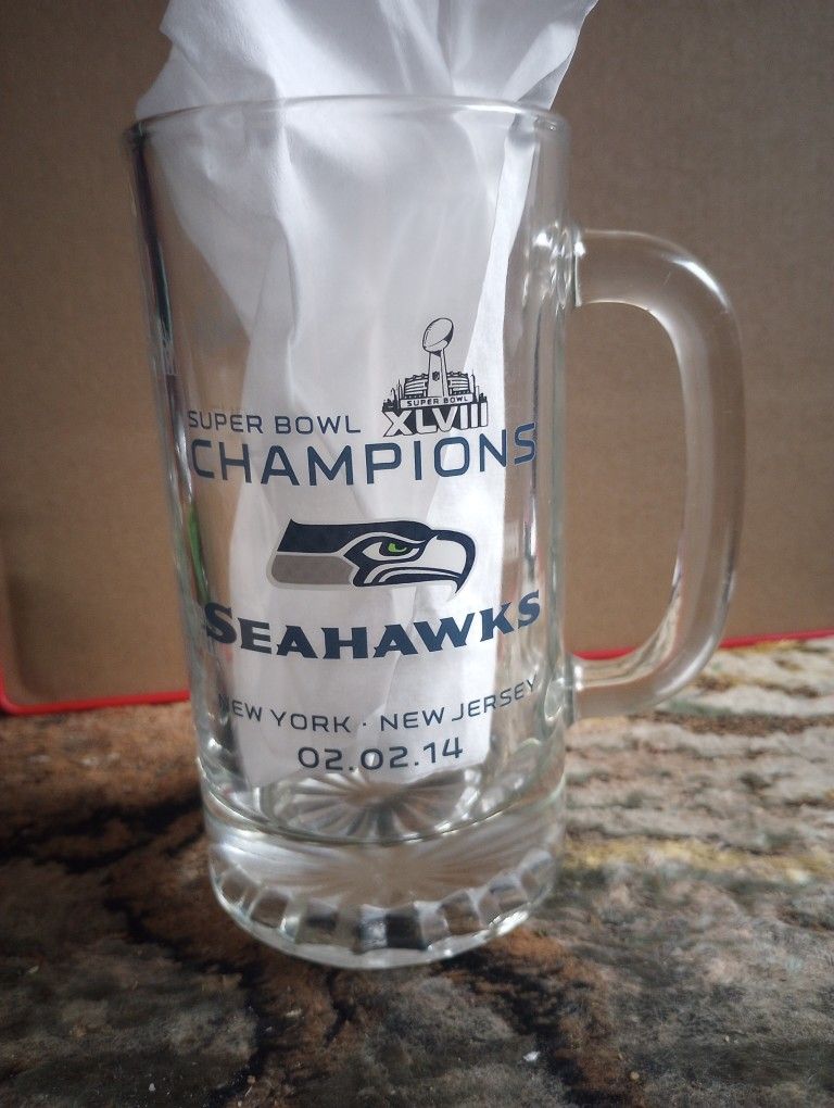 Seahawks Championship Beer Mug 2014