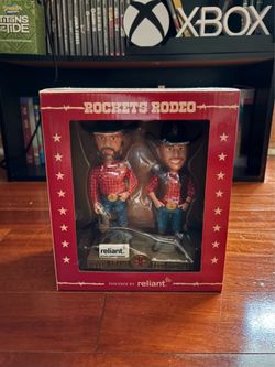 Houston Rockets Reed Sheppard & Steven Adams Bobblehead
