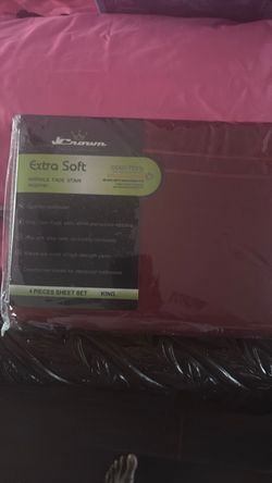 JCrown Extra Soft King Sheet Set 4 Piece