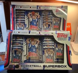 2x Topps Basketball NBA Costco Flagship SUPERBOX *Brand New Sealed*