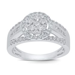 10K White Gold Women’s Engagement/Bridal ring , 1.15 Carats