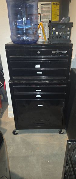 Frontier Black Rolling Tool Chest Cabinet
