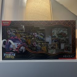 Pokemon Paldean Fates Great Tusk ex & Iron Treads ex Premium Collection Box