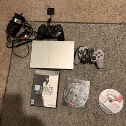 Sony SCPH-79001 Playstation 2 slim Game Console - Silver