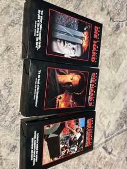 Die Hard VHS Trilogy Set of 3