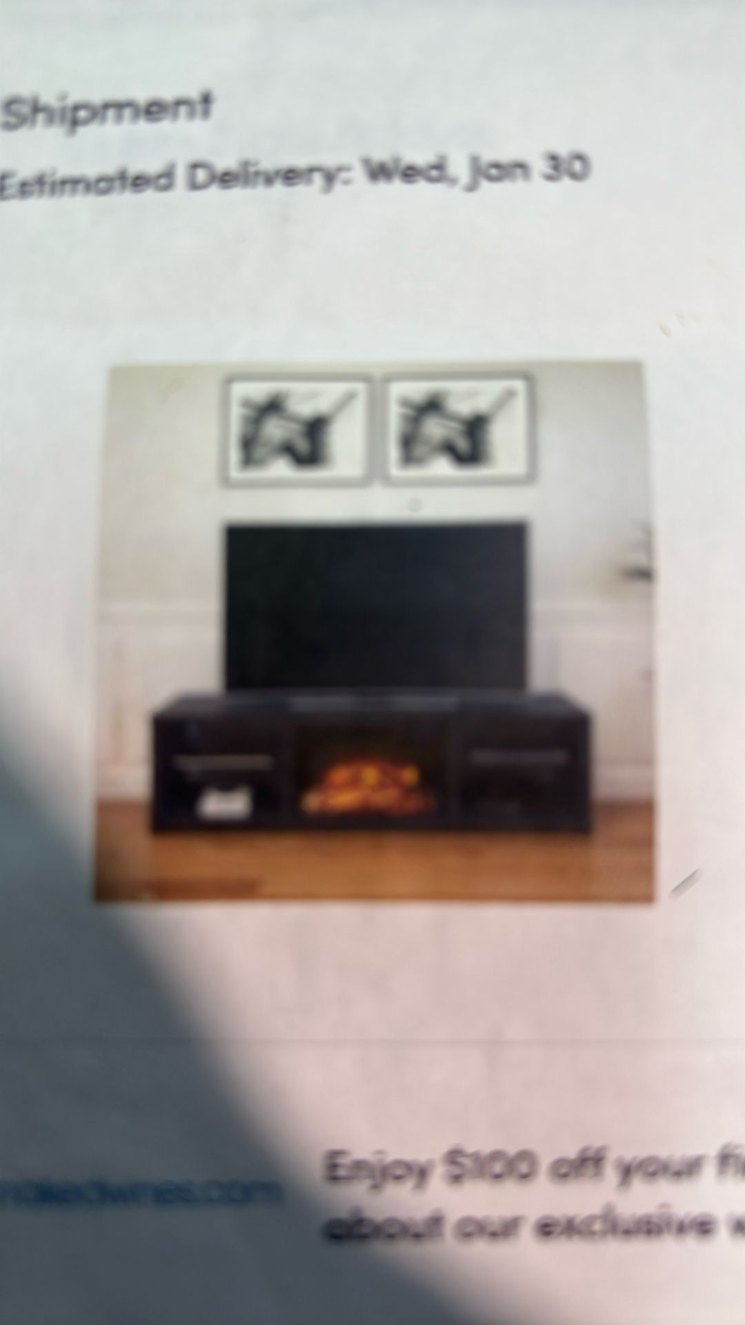 Braydon Fireplace/ Tv Stand