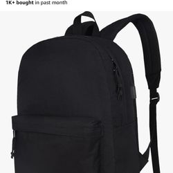 Black Laptop Backpack