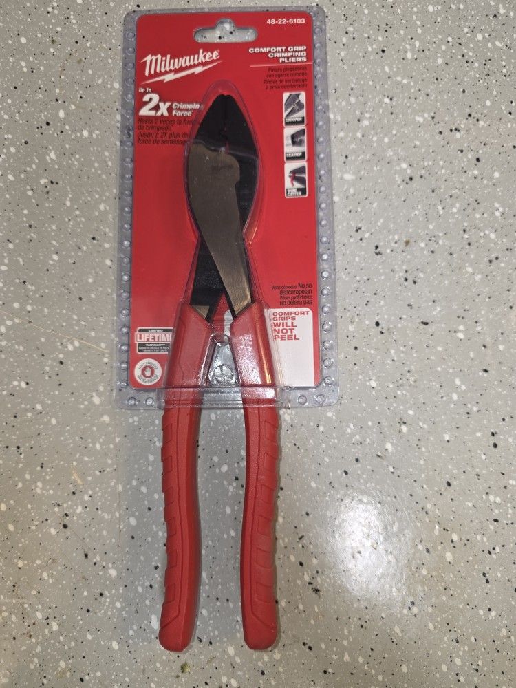 Milwaukee Comfort Crimping Pliers 