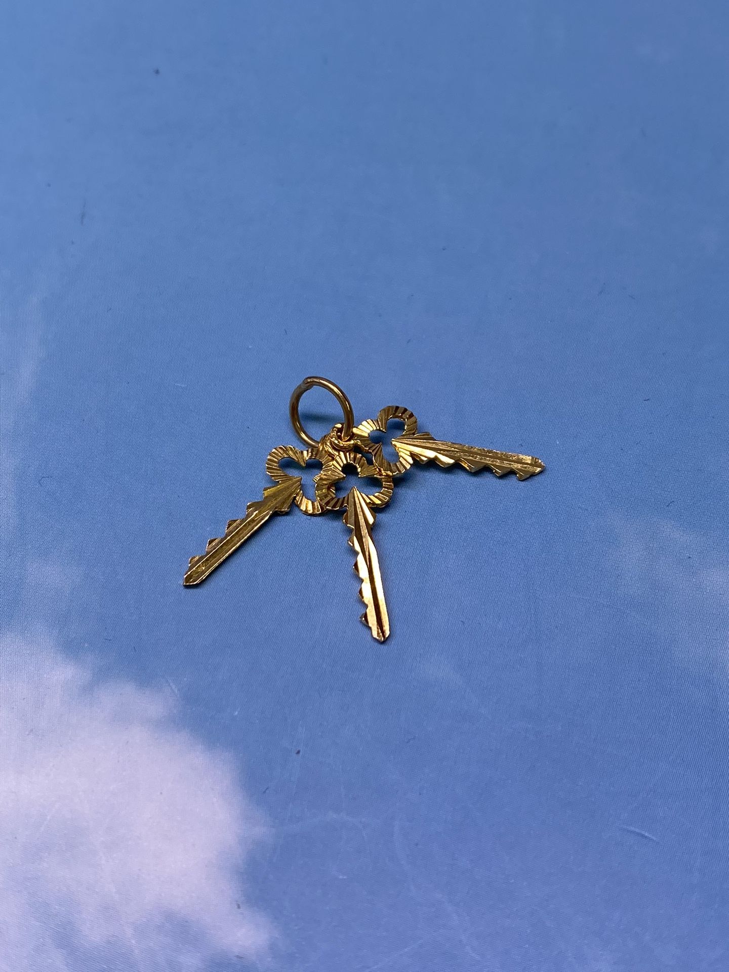 21k Key Charm/Pendant 