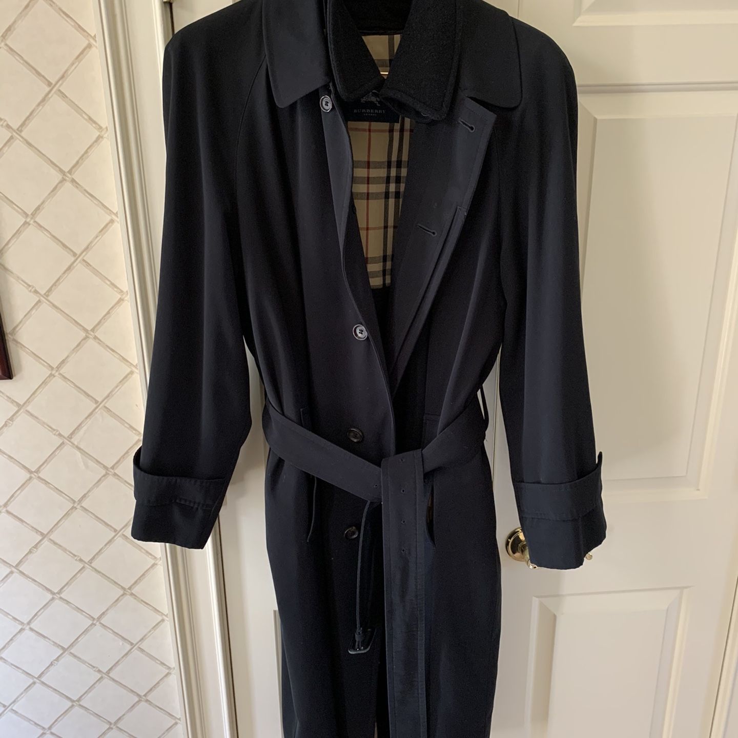 Men’s Burberry Trench Coat (With Lining)