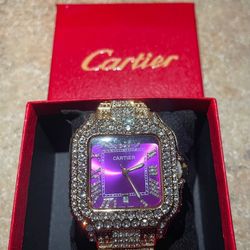 Designer Watch Purple Face *Box Included*