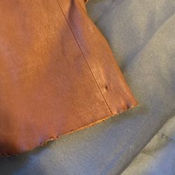 SPRWMN Cocoa Leather Crop Flare Legging