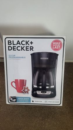 Black + Decker Coffee Maker 12 Cups New ( Price Firm!)