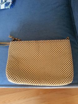 Gold metal ball purse