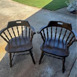 Vintage captain Chairs Set Of 2 