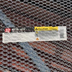 23 Sheets Metal lath galvanized 27in.x96in
